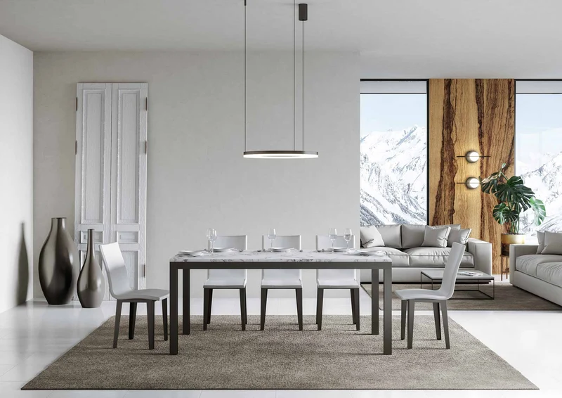 Tavolo Allungabile 180-284x90x80 cm Everyday Evolution Marmo