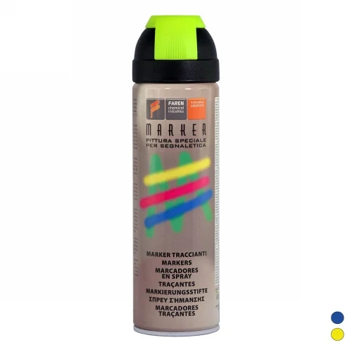 Vernice spray marker tracciante blu fluo 400 ml