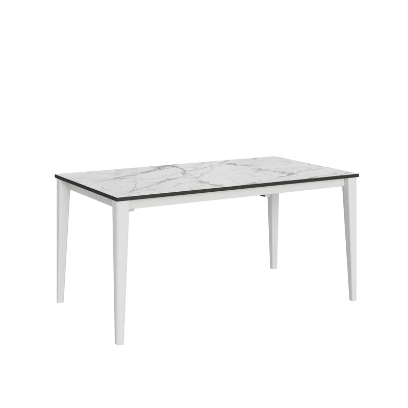 Tavolo Allungabile 160/210/260x90x76,6 cm Kaneva Marmo Calacatta