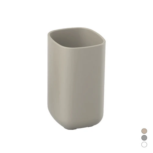 Porta spazzolini pod bianco cm 7 x h.11 5 x 7