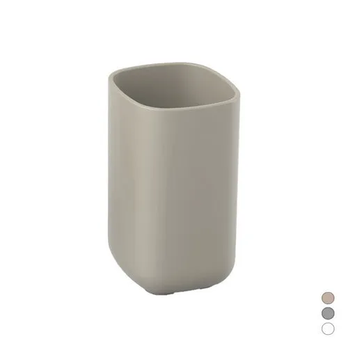 Porta spazzolini pod nero cm 7 x h.11 5 x 7