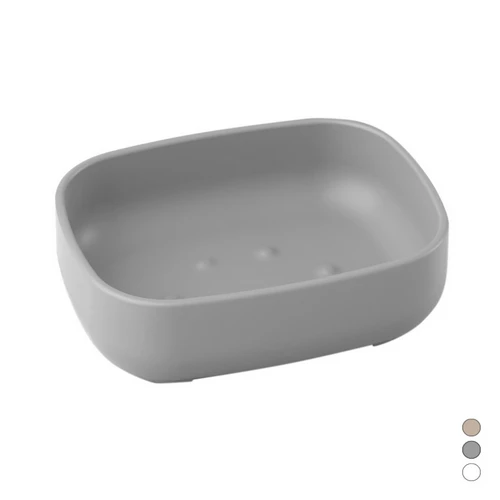 Porta sapone pod nero cm 11 5 x h.3 x 9