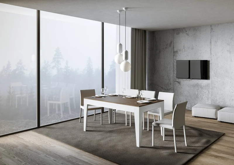 Tavolo Allungabile 160-220x90x77 cm Cico Mix Noce