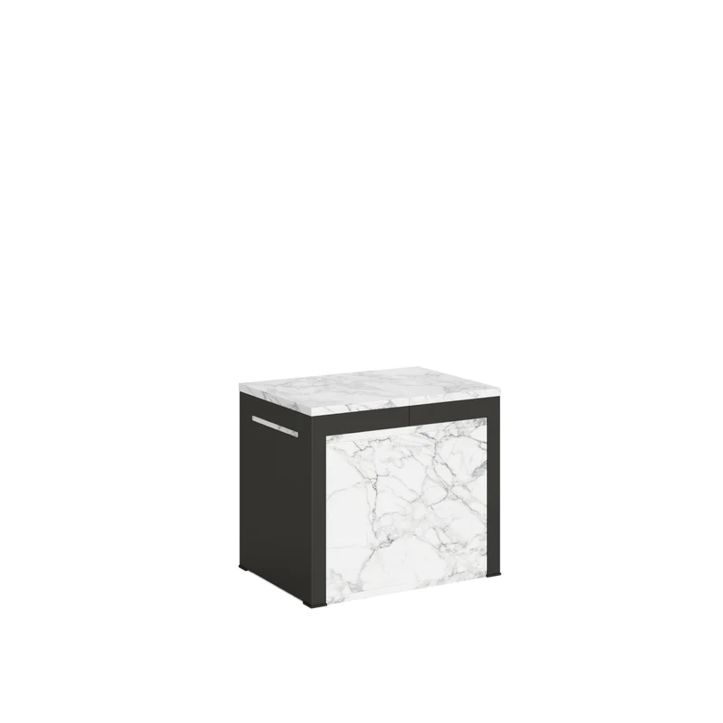 Panca Walk Allungabile 55-305 cm per Consolle Marmo telaio Antracite