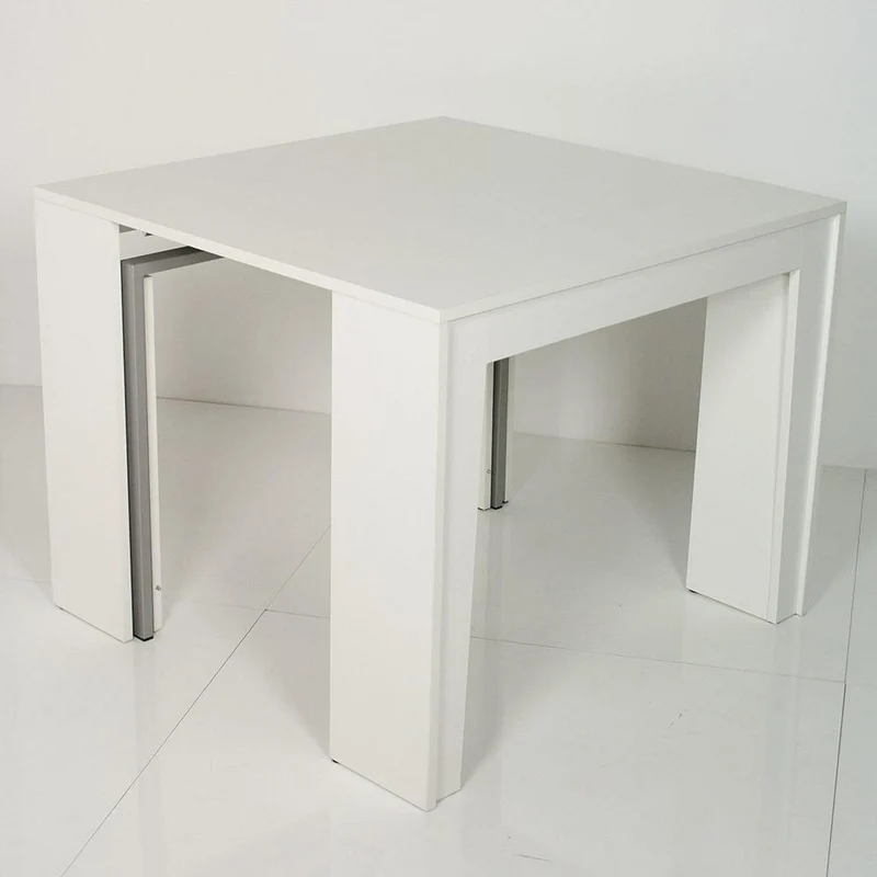 Consolle Allungabile in Legno H75x42x90/302cm Itamoby Magica Bianco Lucido Classica
