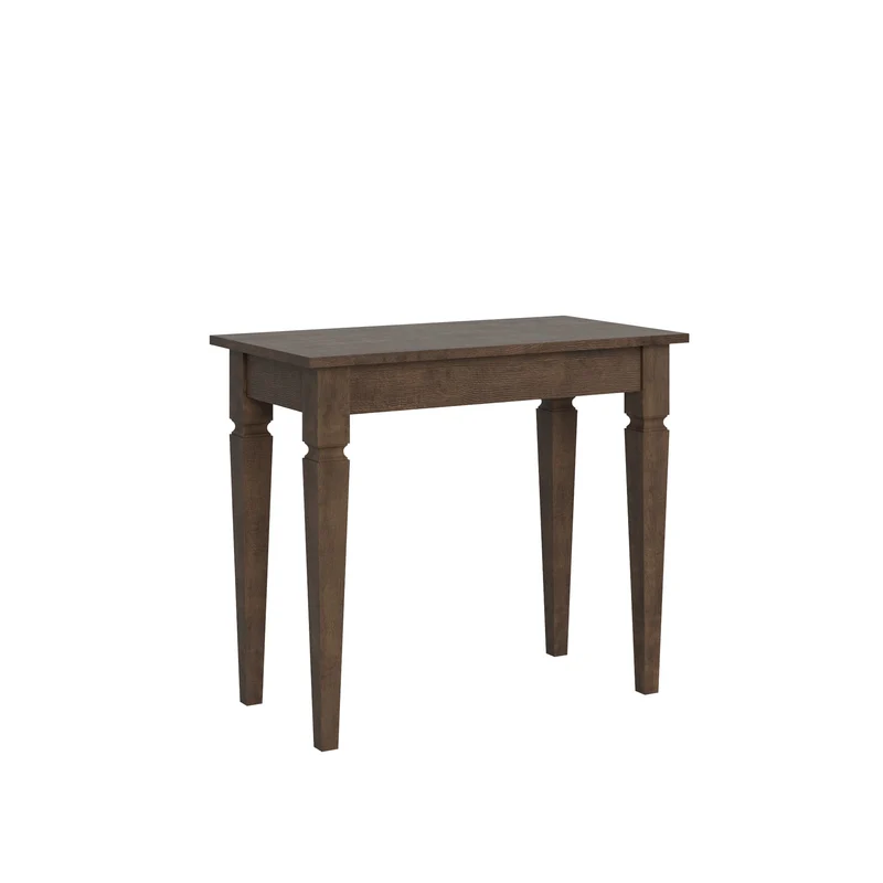 Consolle Allungabile 90-308x48x77 cm in Nobilitato Marrone