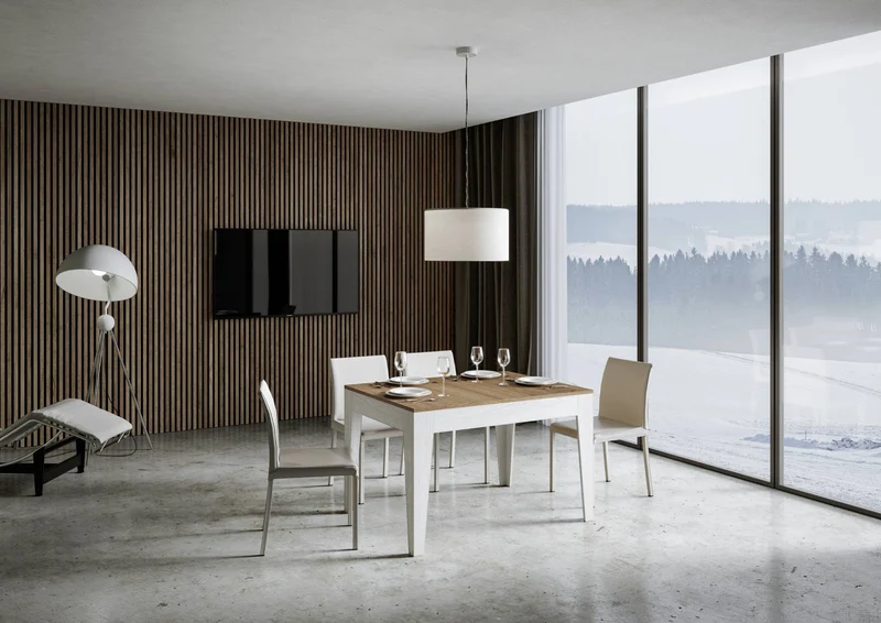 Tavolo Allungabile 120-180x90x77 cm Cico Mix Quercia