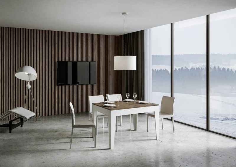 Tavolo Allungabile 120-180x90x77 cm Cico Mix Noce