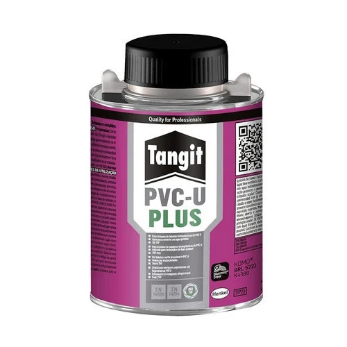 Colla tangit in barattolo henkel pvc-u plus thf free 250 gr con pennello