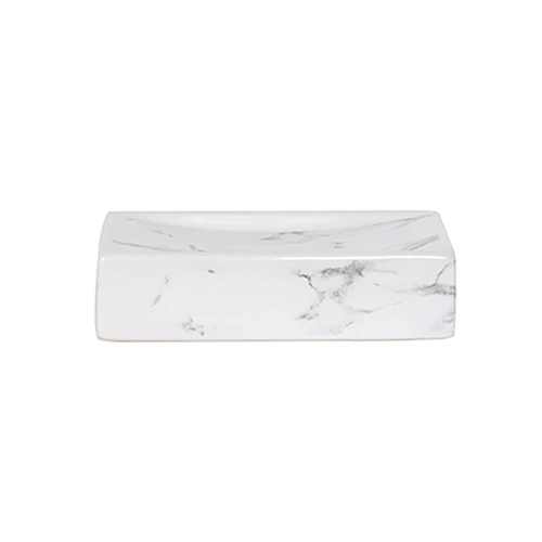 Porta sapone in ceramica toscana bianco